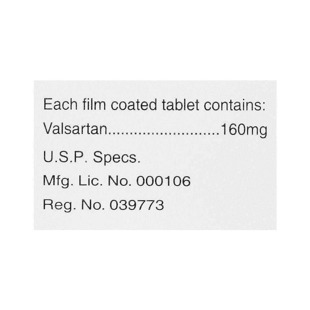 Tabros Pharma Valtec Tablet, 160mg, 28-Pack product image 4 - Mamasjan