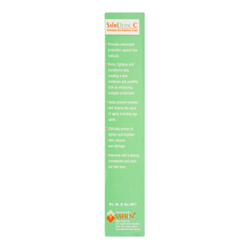 Safrin Skin Care Safriderm C Cream, 30g product image 3 - Mamasjan
