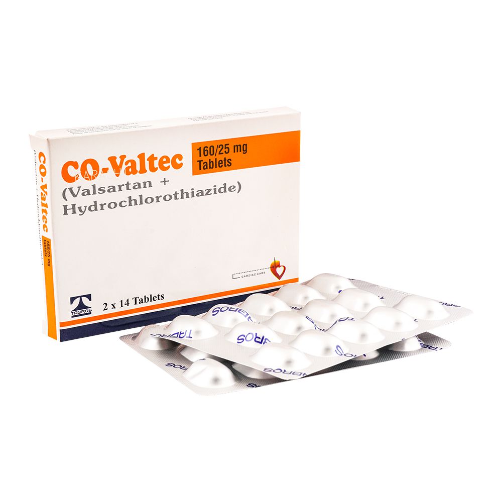 Tabros Pharma Co-Valtec Tablet, 160/25mg, 28-Pack product image - Mamasjan
