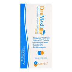 Safrin Skin Care Dermaxil Ultra Moisturiser With UV Protector, SPF-35, 100ml product image 2 - Mamasjan