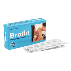 Shaigan Pharmaceuticals Brotin Tablet, 2.5mg, 30-Pack product image - Mamasjan