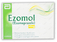 Ezomol Capsules 40mg (1 Strip = 7 Capsules)