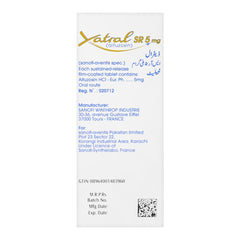 Xatral SR Tablet, 5mg, 28-Pack product image 2 - Mamasjan