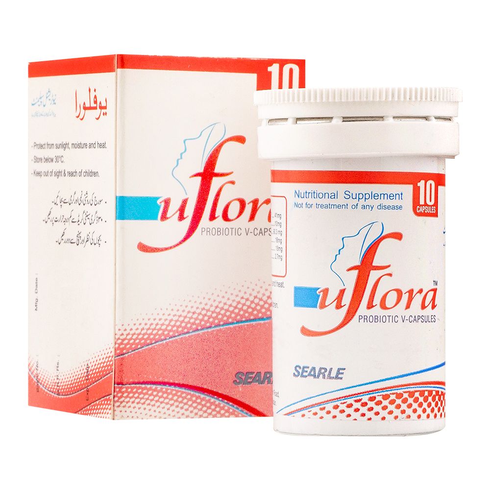 Searle Uflora Probiotic V-Capsules, 10-Pack product image - Mamasjan