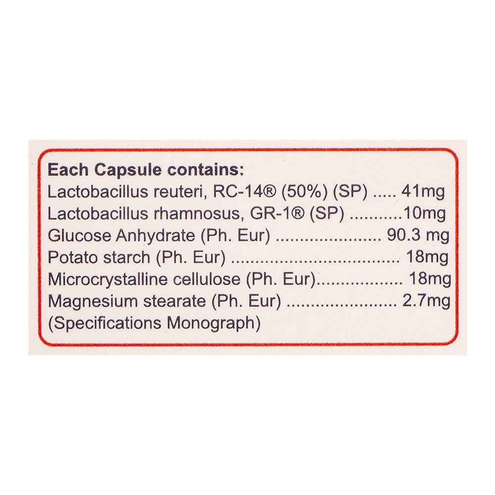 Searle Uflora Probiotic V-Capsules, 10-Pack product image 2 - Mamasjan
