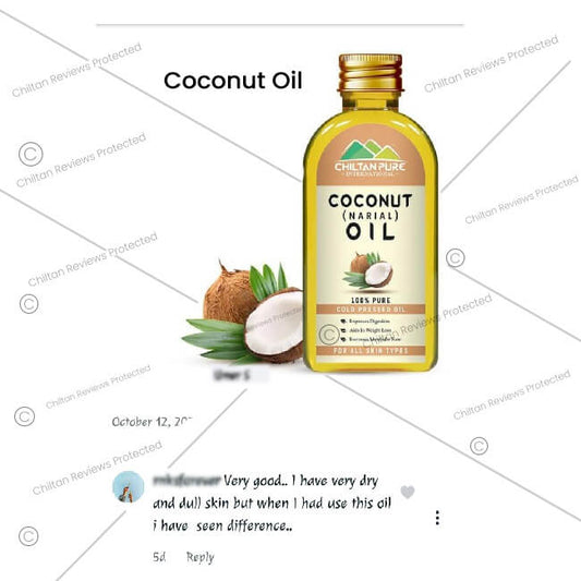 Coconut Oil For Hair & Skin – Antiseptic Moisturizer & Supports Hair Nourishment