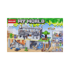 820 JISI 2 IN 1 MY WORLD BLOCKS 818PCS Default Title - MamasJan Toys