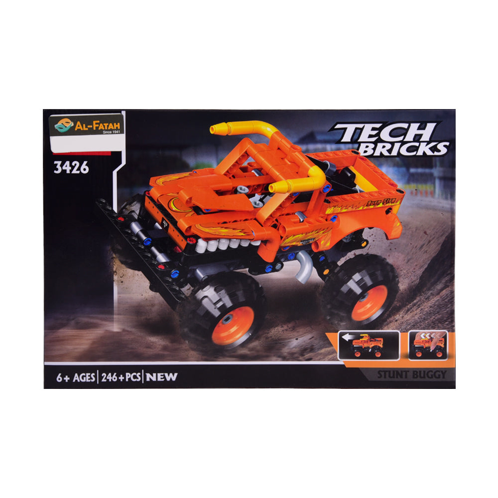 3426 JISI TECH STUNT CAR BLOCK SET 246PCS Default Title - MamasJan Toys