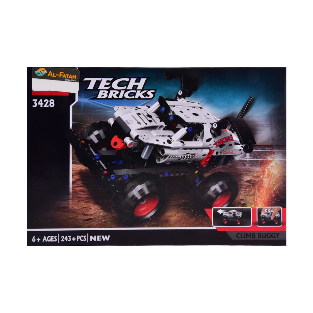 3428 JISI TECH CLIMBING CAR BLOCKS SET 243PCS Default Title - MamasJan Toys