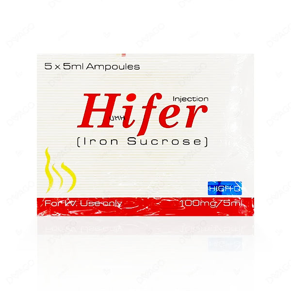 Hifer IV Injection 100mg/5ml (1 Box = 5 Injection)