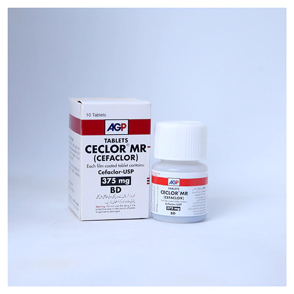 Ceclor MR Tablets 375mg (1 Box = 1 Strip)(1 Strip = 10 Tablets)
