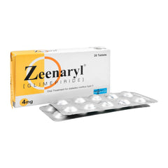 High-Q Pharmaceuticals Zeenaryl Tablet, 4mg, 20-Pack product image - Mamasjan