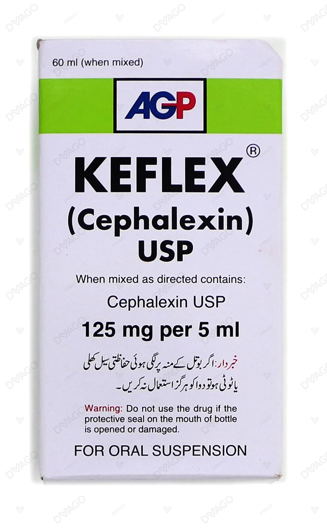 Keflex 60ml Suspension 125mg/5ml