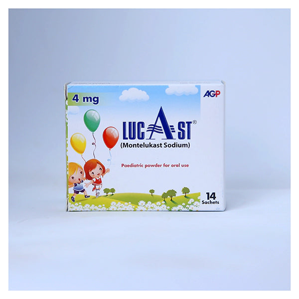 Lucast Sachets 4mg (1 Box = 14 Sachets)