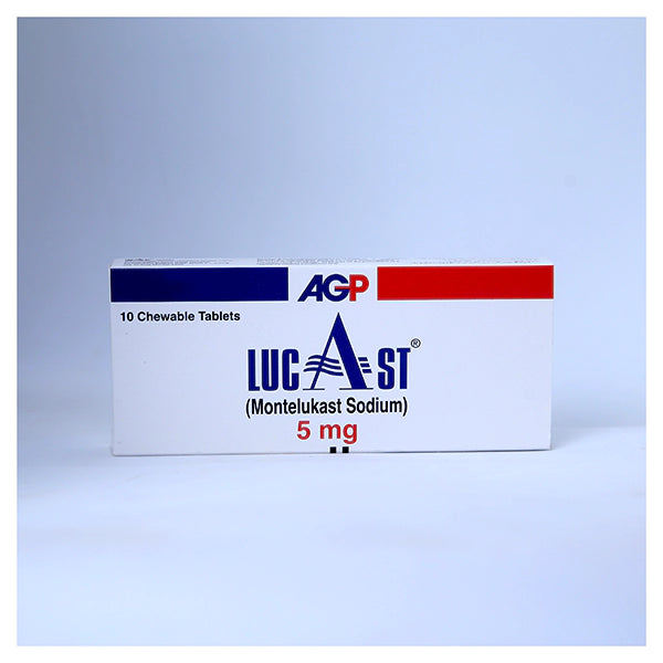 Lucast Tablets 5mg (1 Box = 1 Strip)(1 Strip = 10 Tablets)