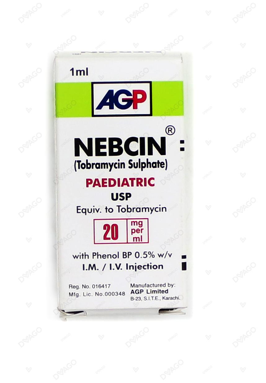 Nebcin Paediatric Im/Iv Injection 20mg/ml (1 Box = 1 Injection)