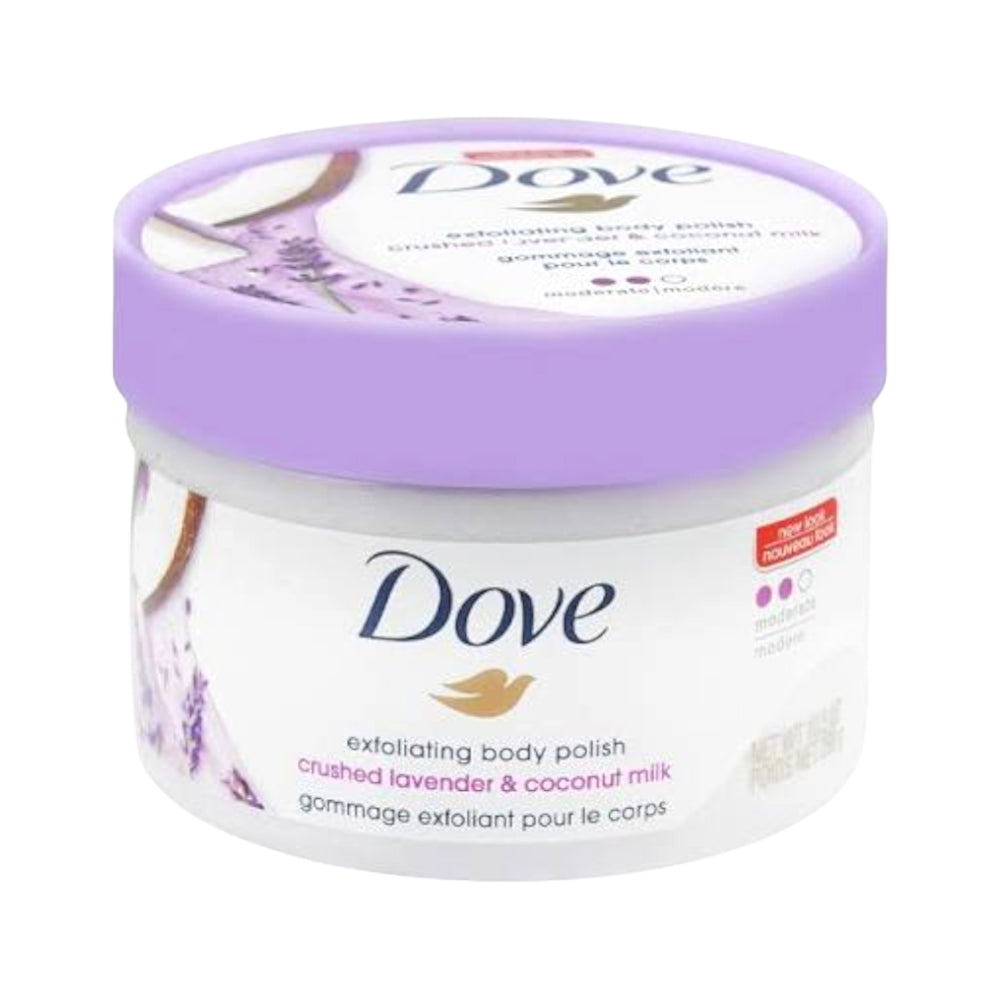DOVE EXFLOATING CRUSHED LAVENDER BODY POLISH 298G Default Title - MamasJan skincare