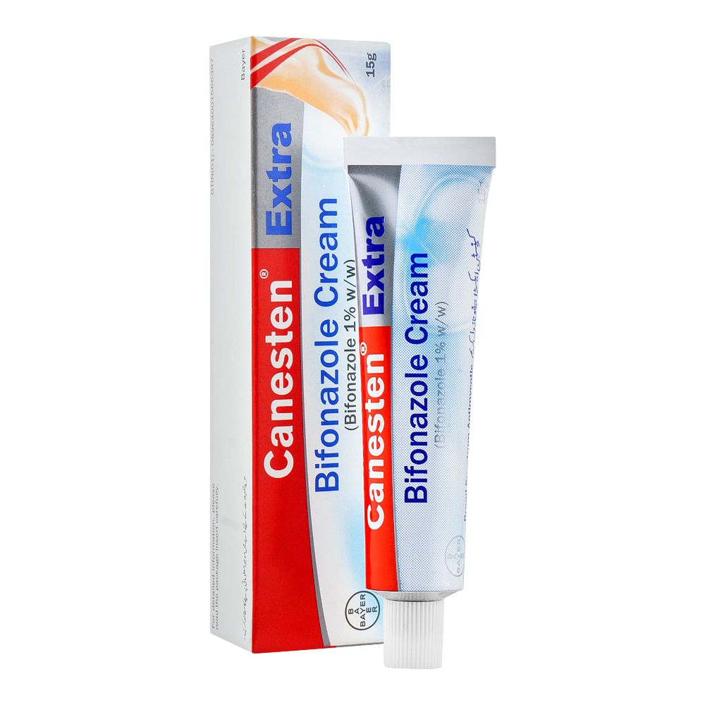 Bayer Pharmaceuticals Canesten Extra Bifonazole Cream, 15g product image - Mamasjan