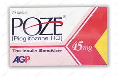Poze Tablets 45mg (1 Box = 14 Tablets)