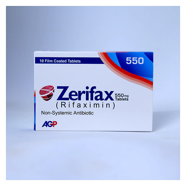 Zerifax Tablets 550mg  (1 Box = 1 Strip)(1 Strip = 10 Tablets)
