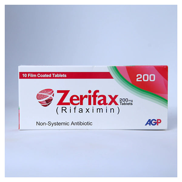 Zerifax Tablets 200mg (1 Box = 1 Strip)(1 Strip = 10 Tablets)