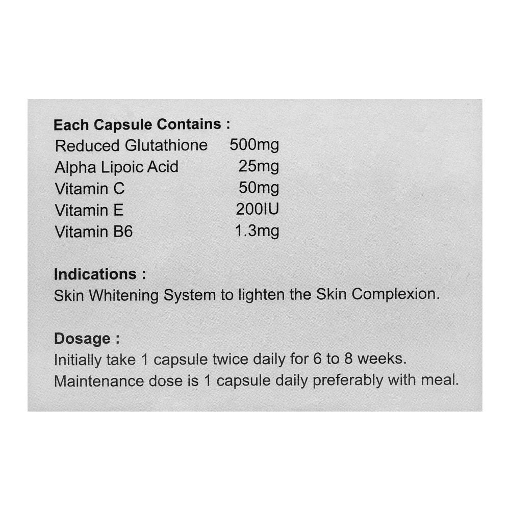 Maxitech Gluta Max Capsules, 500mg, 30-Pack product image 2 - Mamasjan