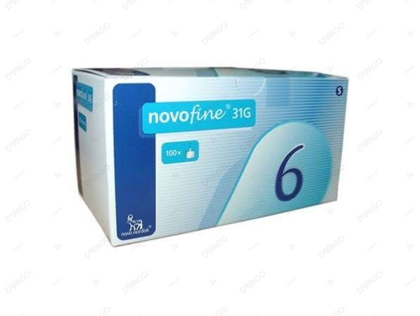 Novo Fine 31g Needles 6mm (1 Box = 100 Needles)