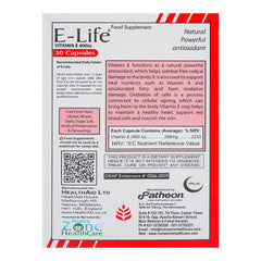 Nutra Zone Healthcare E-Life 400Iu Capsule, 30-Pack product image 2 - Mamasjan