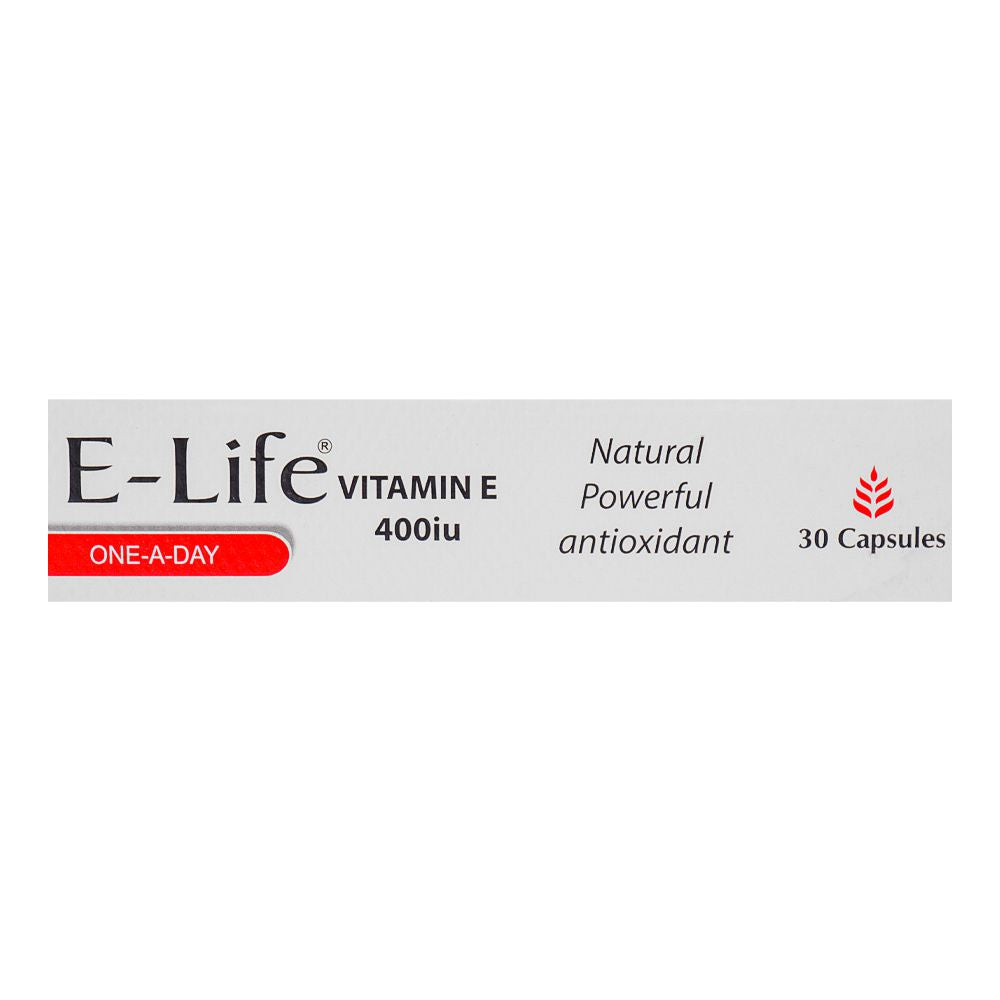 Nutra Zone Healthcare E-Life 400Iu Capsule, 30-Pack product image 4 - Mamasjan