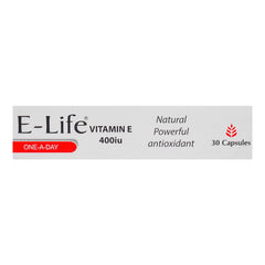 Nutra Zone Healthcare E-Life 400Iu Capsule, 30-Pack product image 4 - Mamasjan