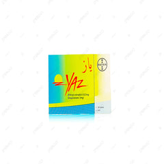 Yaz Tablets 0.02mg+3mg (1 Box = 1 Strip)(1 Strip = 28 Tablets)
