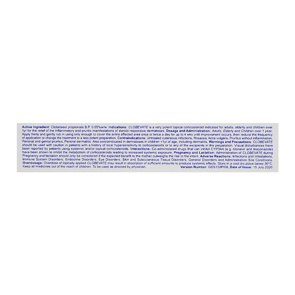 GSK Clobevate Cream, 20g product image 2 - Mamasjan
