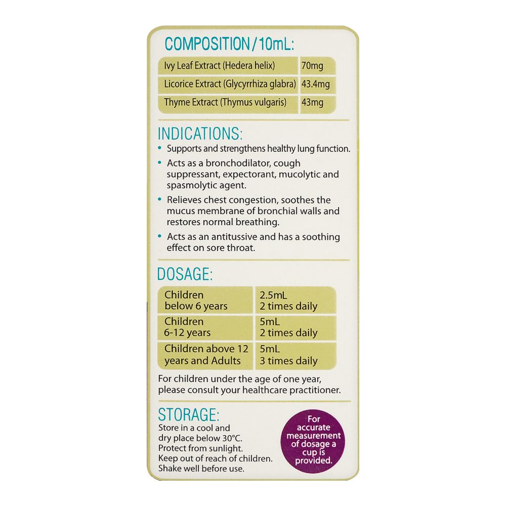 Getz Pharma Olcuf Plus Cough Syrup, 120ml product image 4 - Mamasjan