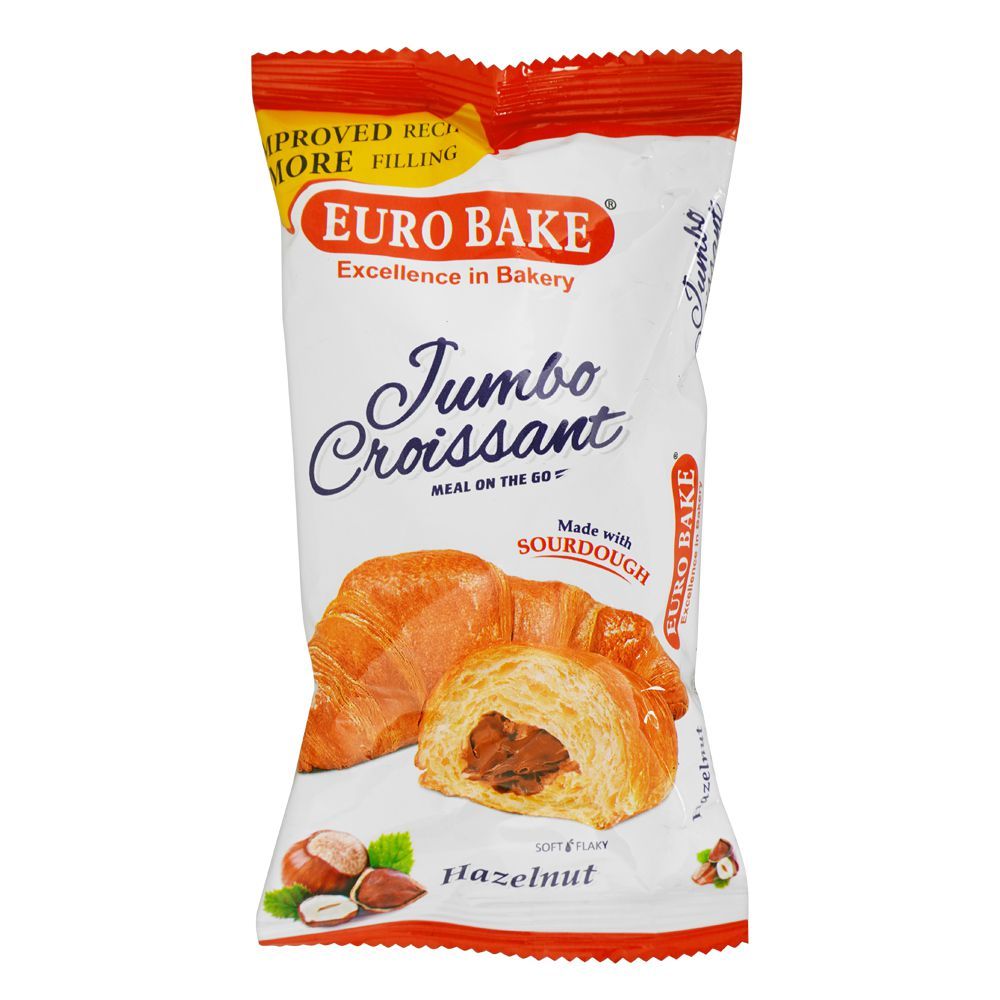 EURO BAKE JUMBO CROISSANT HAZELNUT 40GM Default Title - MamasJan Grocery