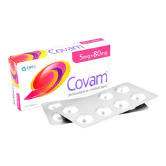 Getz Pharma Covam Tablet, 5mg + 80mg, 14-Pack product image 2 - Mamasjan