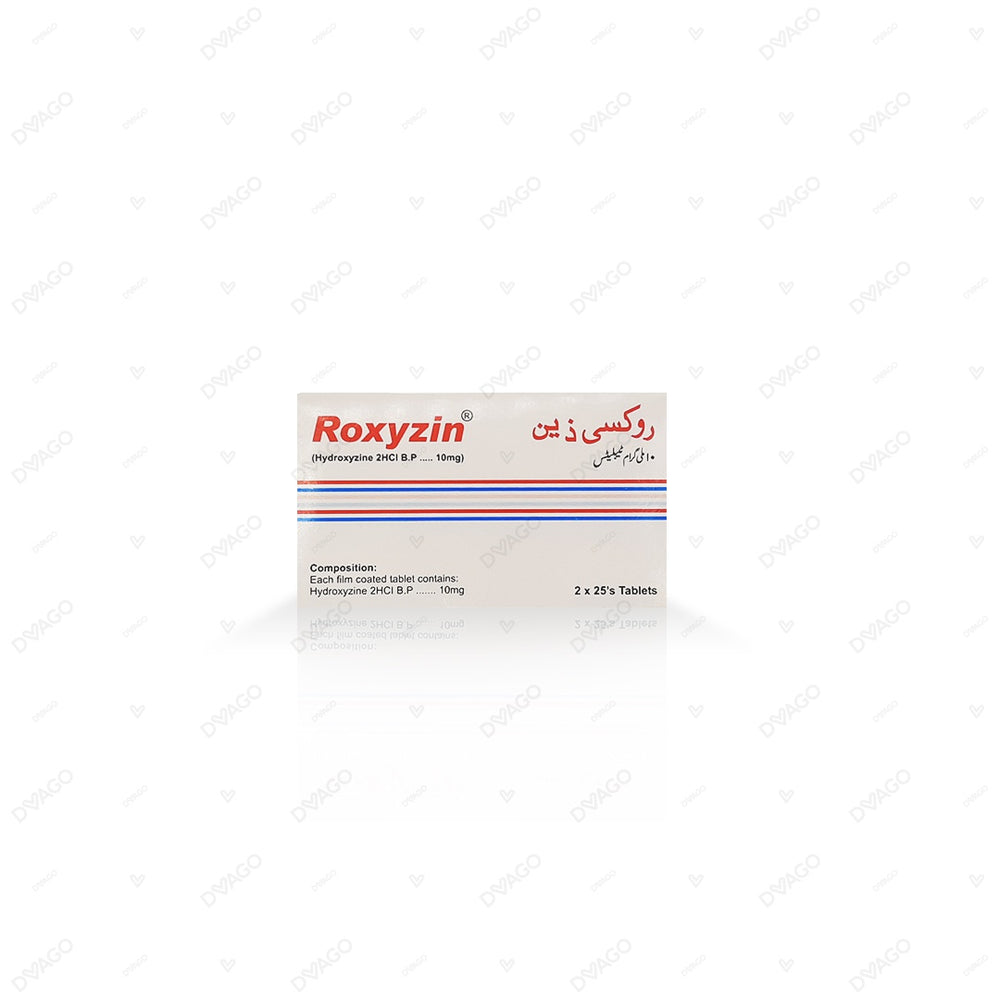 Roxyzin Tablets 10mg (1 Strip = 10 Tablets)