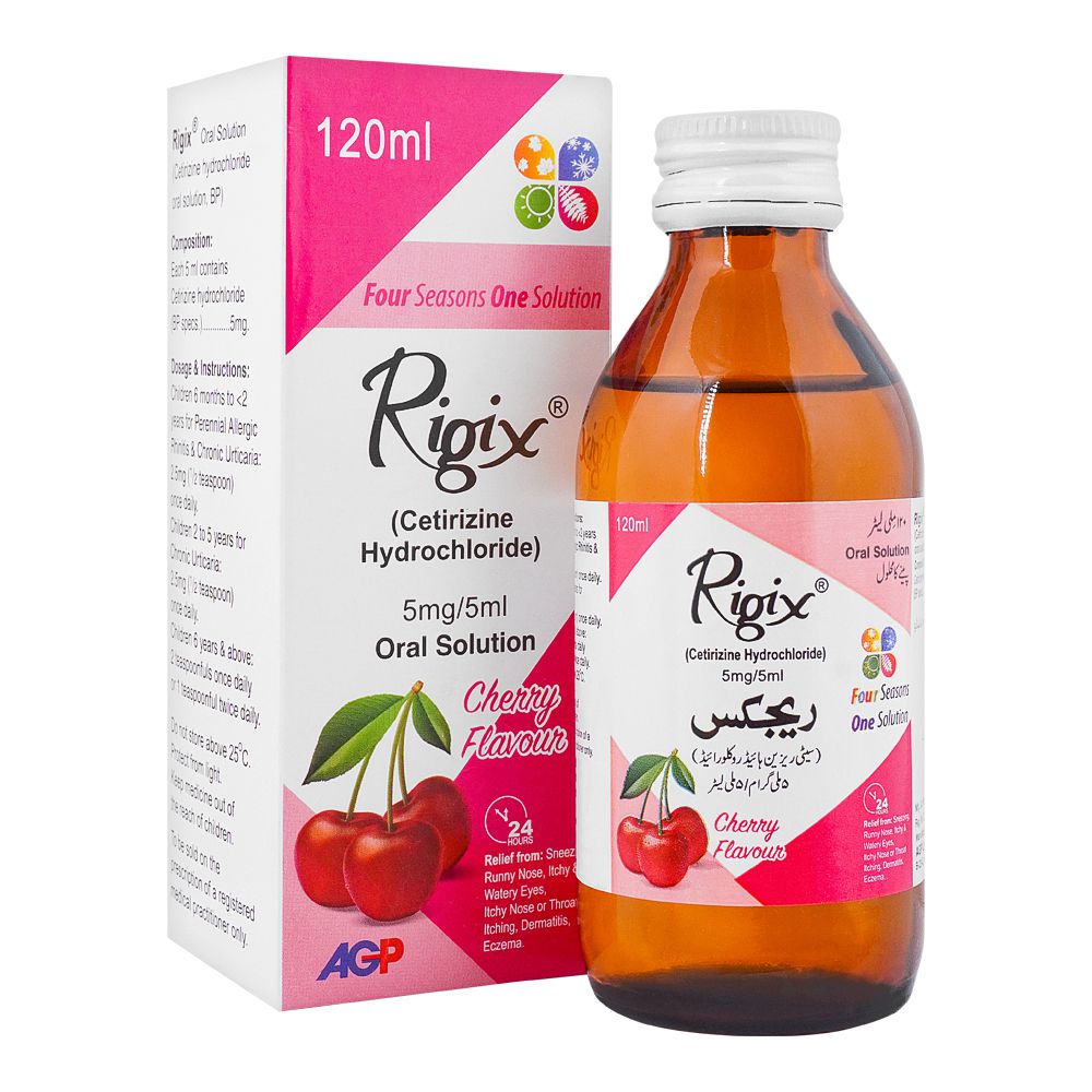AGP Pharma Rigix Oral Solution, 5mg/5ml, 120ml product image - Mamasjan