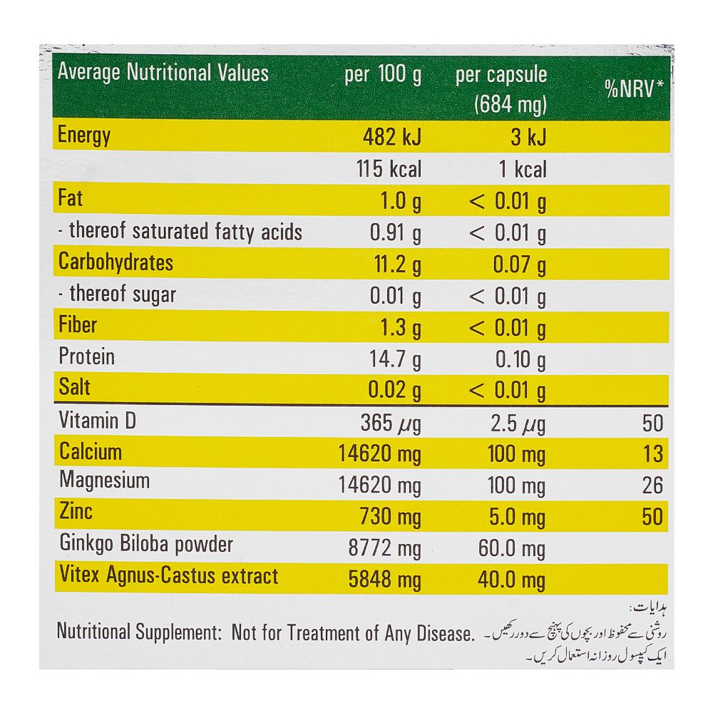 Bristol Mayer Biotech Ovitex Nutritional Supplement Capsule, 30-Pack product image 3 - Mamasjan