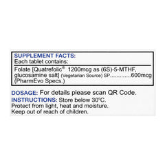PharmEvo Ad Folic OD Tablet, 600mcg, 30-Pack product image 2 - Mamasjan