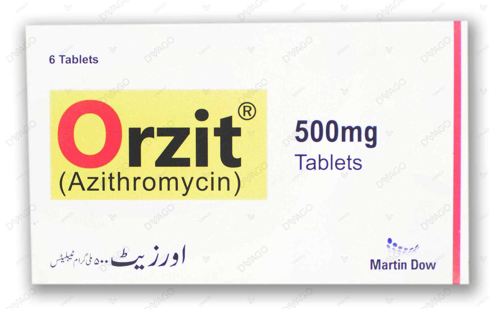 Orzit Tablets 500mg  (1 Box = 1 Strip)(1 Strip = 6 Tablets)
