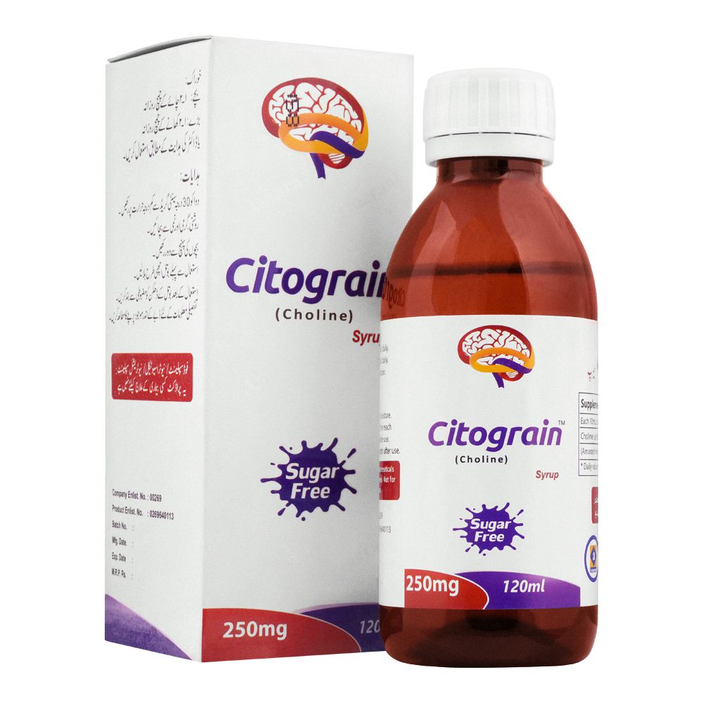 Amarant Pharmaceuticals Citograin Syrup, 120ml product image - Mamasjan