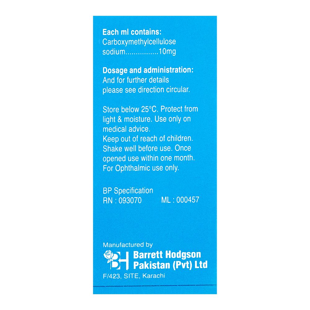 Barrett Hodgson Optheez Lubricant Eye Drops, 10ml product image 3 - Mamasjan