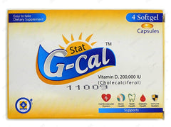 G-Cal Stat Softgel Capsules 200,000IU (1 Box = 1 Strip)(1 Strip = 4 Capsules)