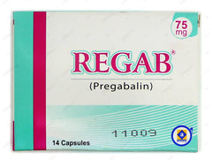 Regab Capsules 75mg (1 Strip = 7 Capsules)