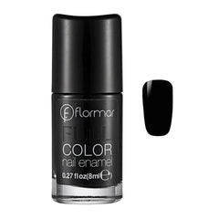 FLORMAR FC32 NAIL ENAMEL VICTORY OF BLACK Default Title - MamasJan Makeup
