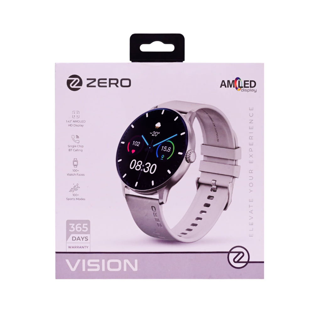 ZERO VISION GRAY SILVER WATCH Default Title - MamasJan Gift counter