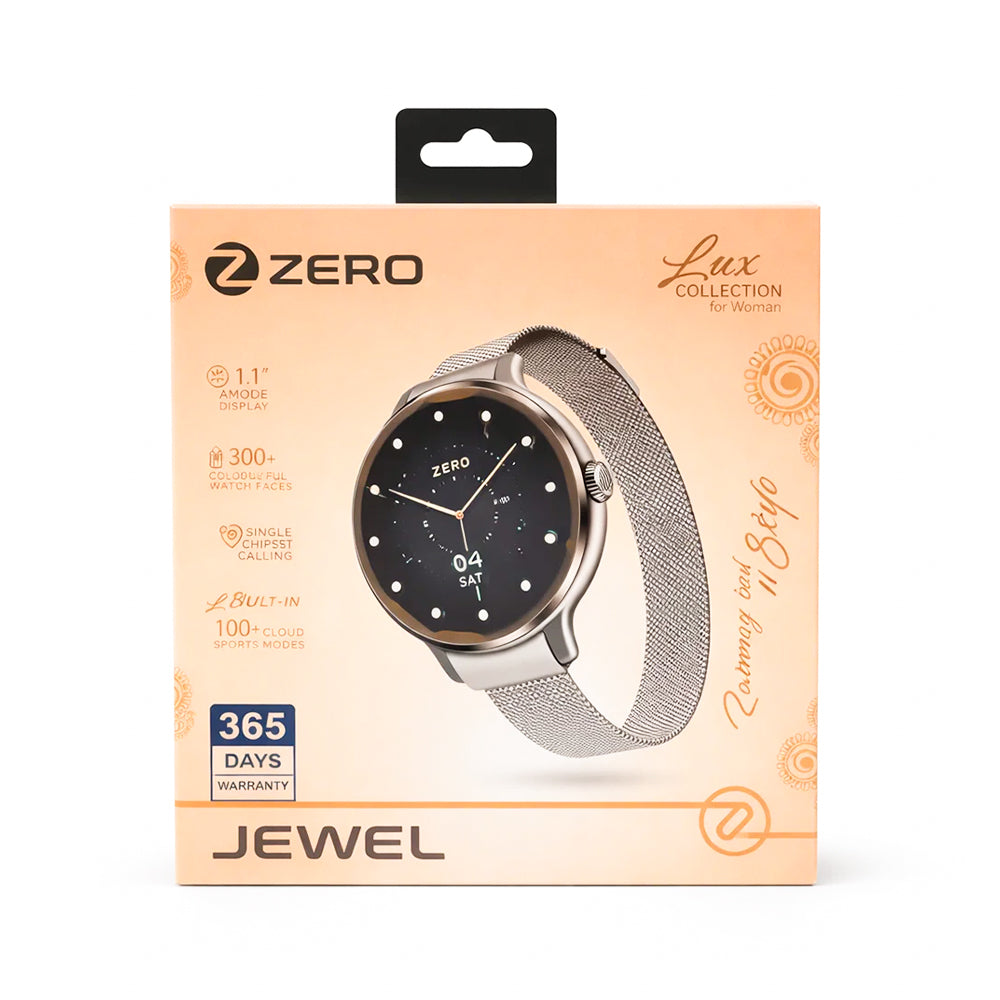 ZERO WATCH JEWEL SILVER MILANNESE Default Title - MamasJan Gift counter
