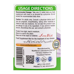 Nutrifactor Biotin Plus 2500 Mcg Food Supplement Tablet, 120-Pack product image 3 - Mamasjan