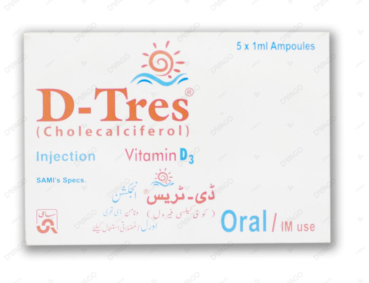 D-Tres 200,000Iu Oral/Im Injection 5mg/ml (1 Box = 1 Injection)