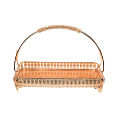 BASKET METAL IR HY0529L Default Title - MamasJan Decoration